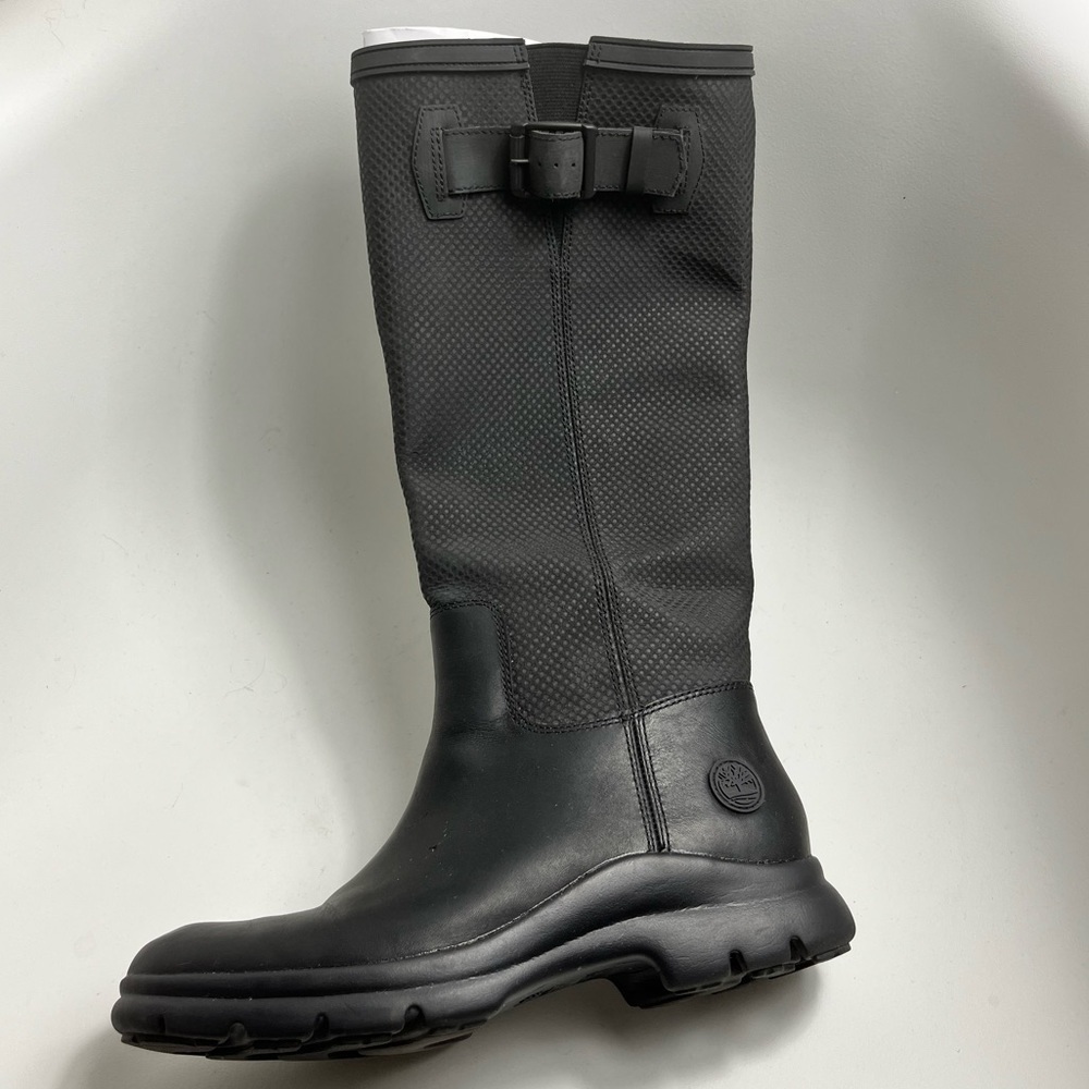 Timberland Turain Tall Black Leather Boots